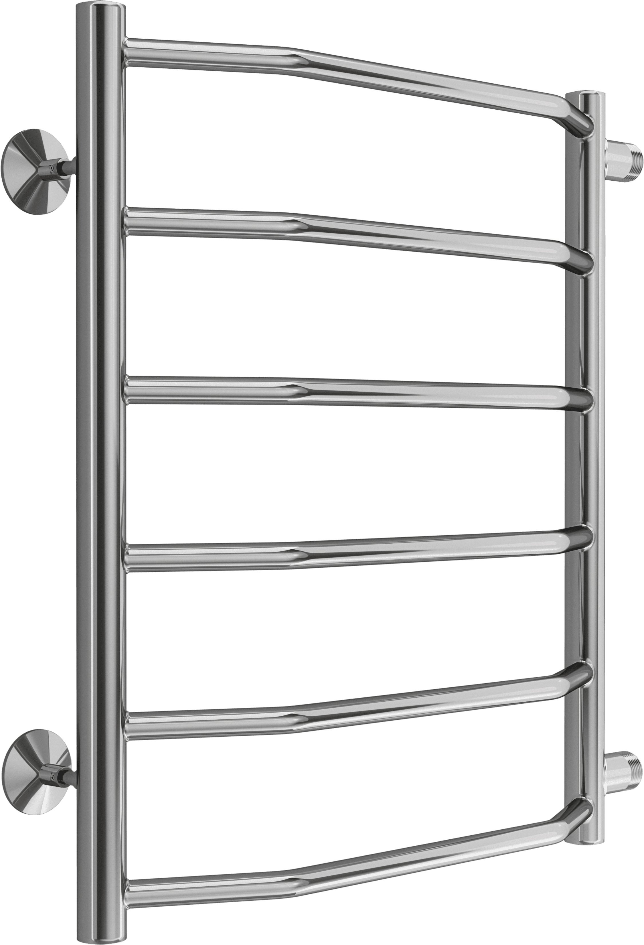 Водяной полотенцесушитель Terminus Виктория П6 500x600 Хром боковое подключение 4670078530073 - 1