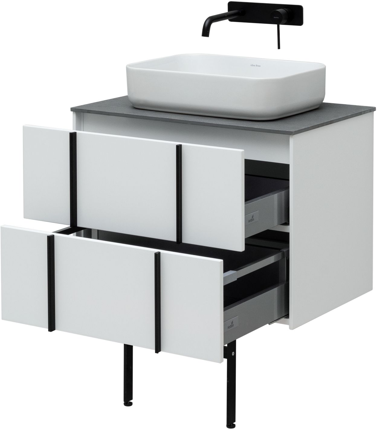 Тумба под раковину Allen Brau Reality 70 белый матовый 1.32004.WM - 14
