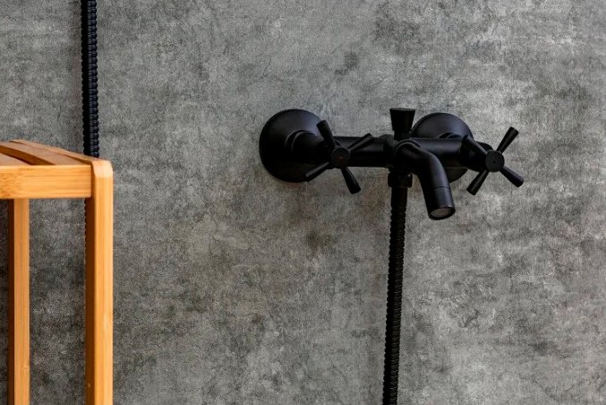 Смеситель Orange Mia для ванны с душем, матовый черный M34-300b - 2