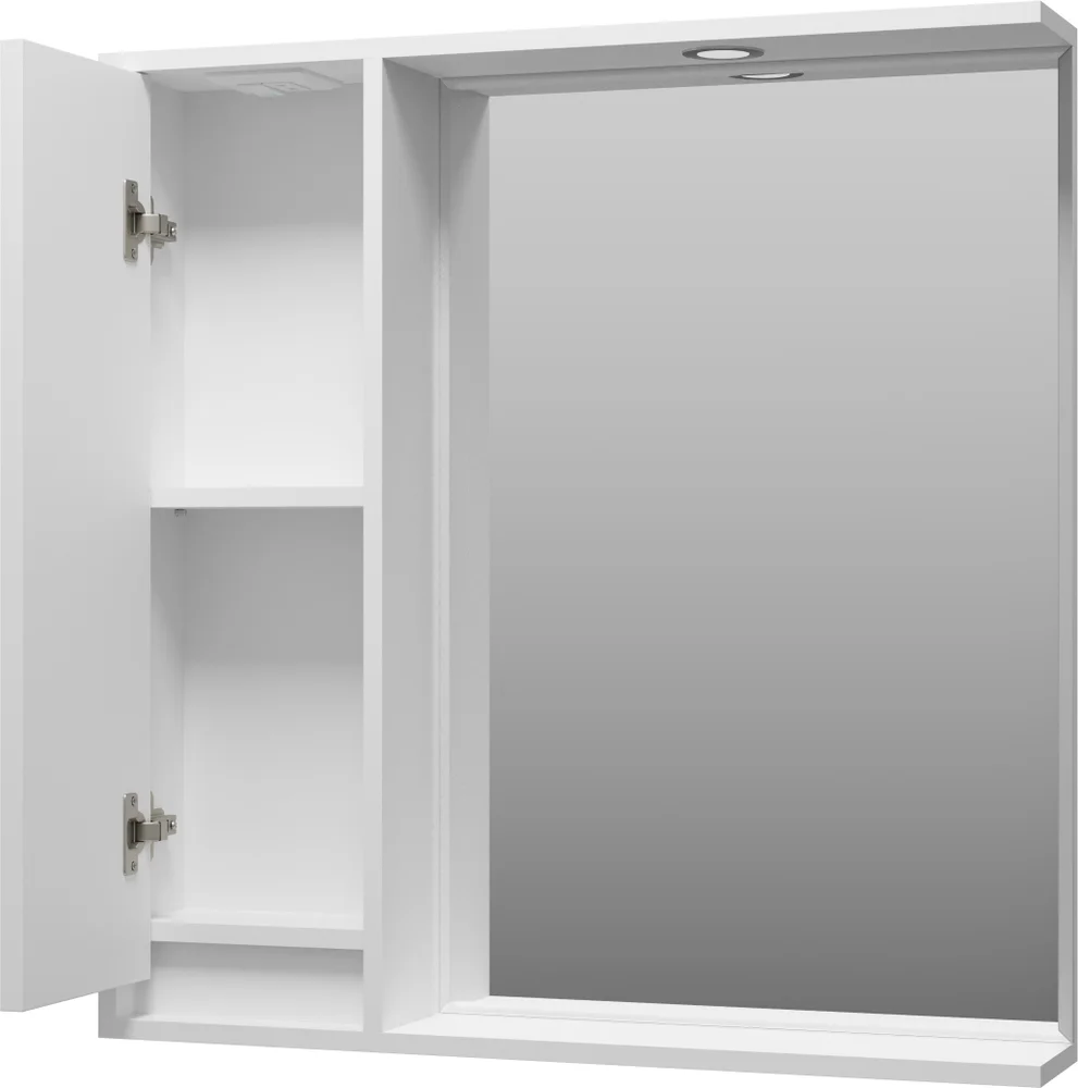 Зеркало Brevita Balaton 80 L, белое  BAL-04080-01-Л - 5