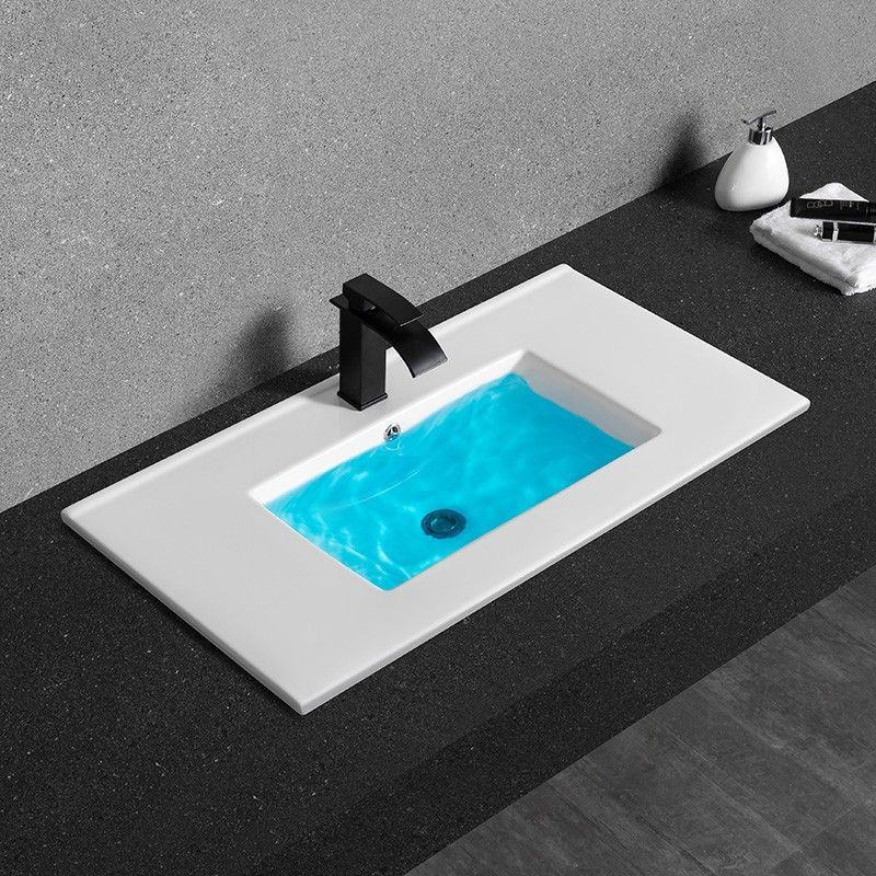 Раковина встраиваемая CeramaLux N 91.5 см белый  YJ-803-90 - 0