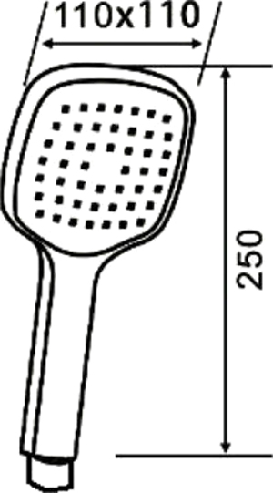 Душевая лейка STWORKI Хельсингборг XE-07cr - 3