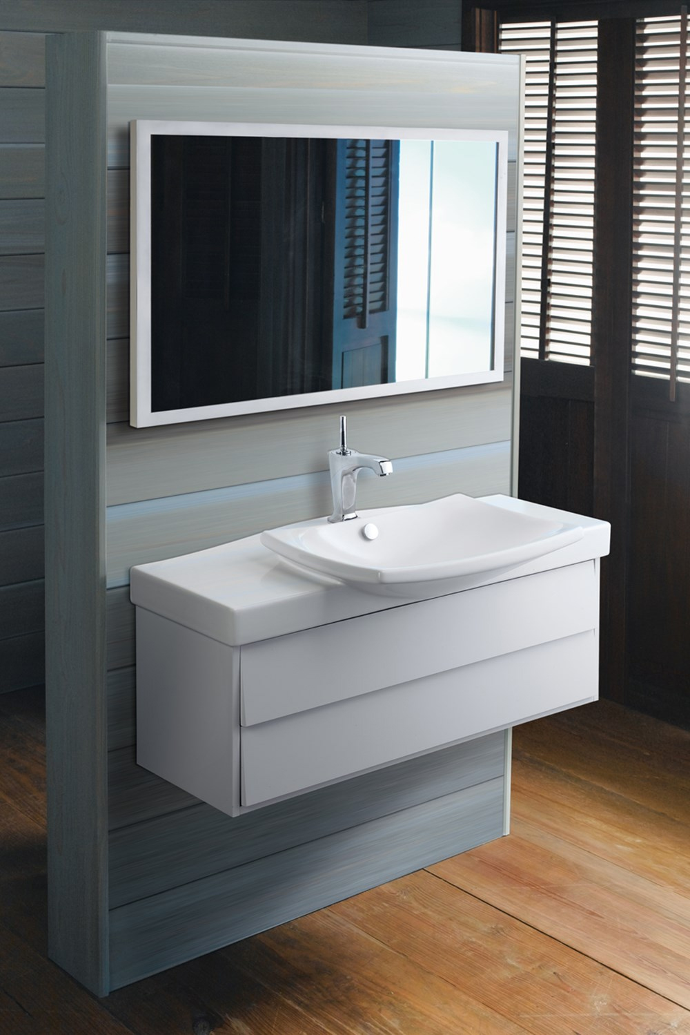 Зеркало Jacob Delafon Escale EB1442 100 см EB1442-NF - 1