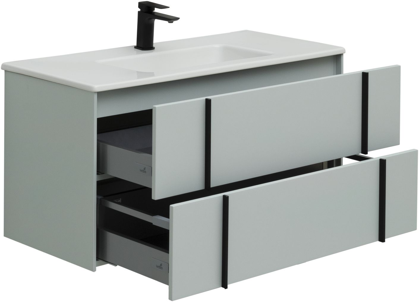 Тумба под раковину Allen Brau Reality 100 светло - зеленый матовый 1.32007.PWM - 3