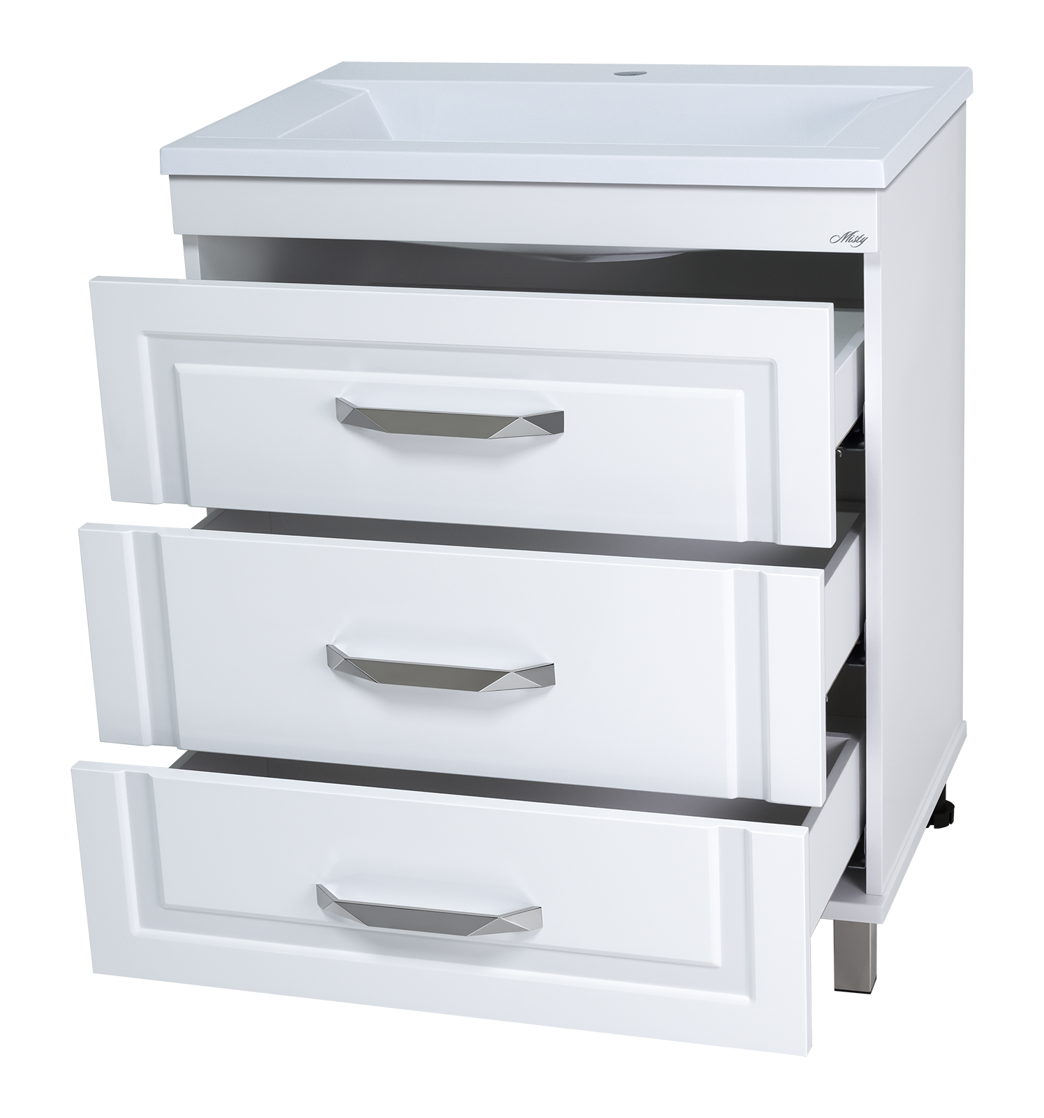 Терра - 70 Тумба с 3 ящ. белая П-Тер01070-0113Я - 1