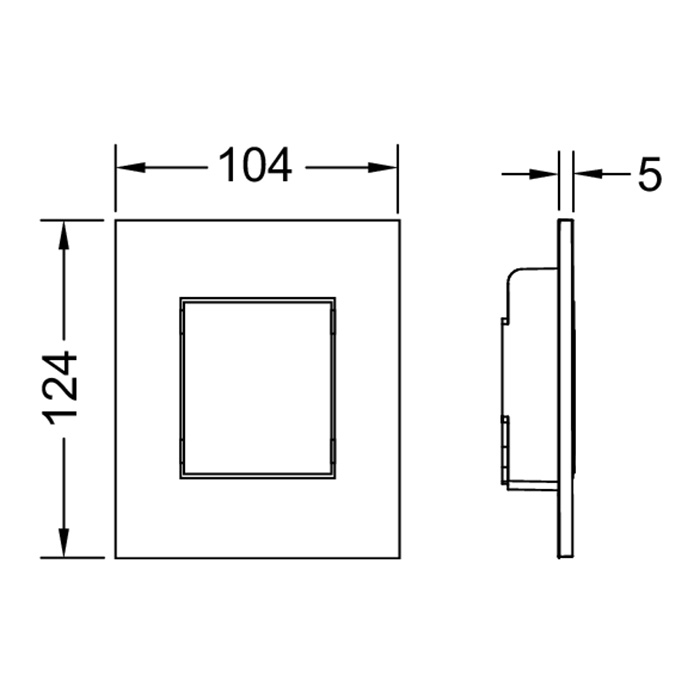 Кнопка смыва Tece   9242400 - 1