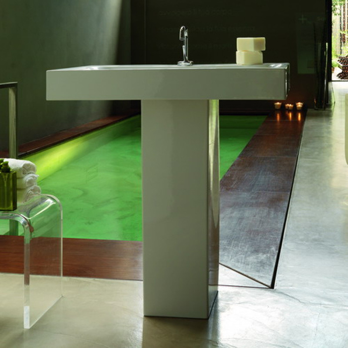 KERASAN Cento раковина 80х45 подвесная c 1отв под смеситель, белая 353301*1 - 0