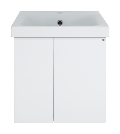 Тумба под раковину Misty Лира 50 белая глянцевая Пр-Лир06050-50По - 1