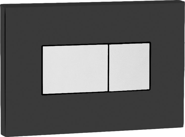 Кнопка смыва OLI Karisma 641017 черная, кнопка хром - 0