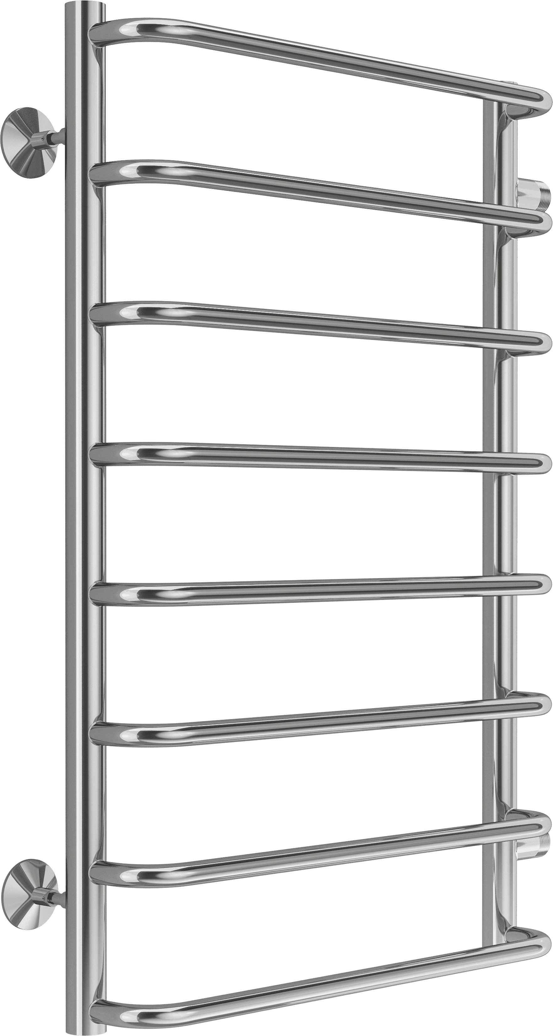 Водяной полотенцесушитель Terminus Стандарт П8 500x800 Хром боковое подключение 4670078530394 - 1