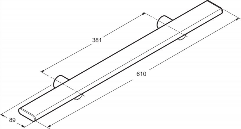 Полотенцедержатель Jacob Delafon   E64003-SHP - 2