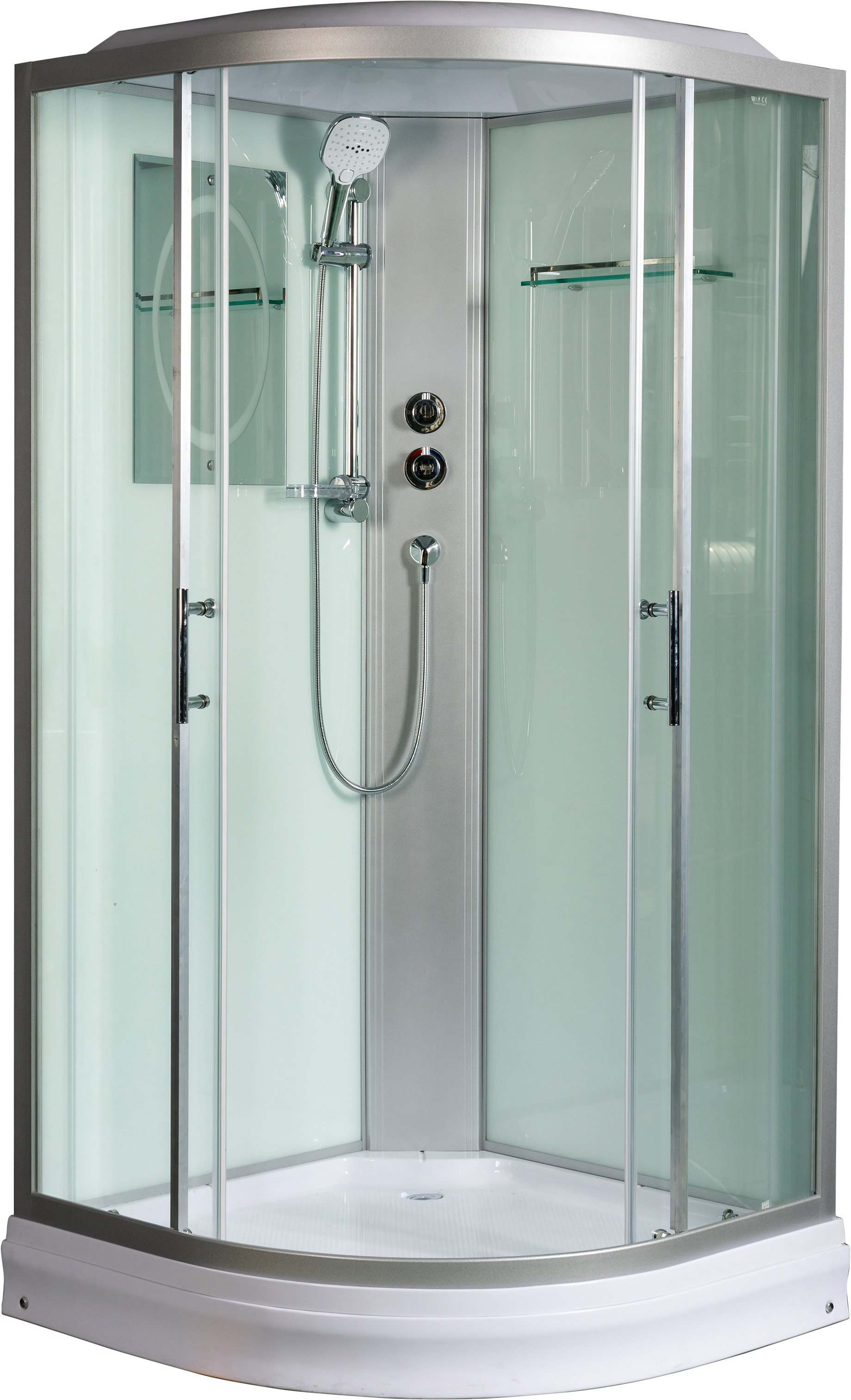 Душевая кабина Weltwasser WW500 Werra 802 80х80 хром  10000003225 - 0