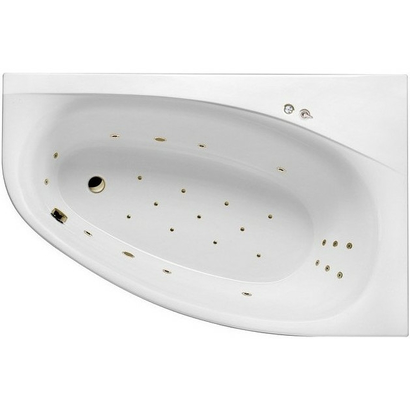 Акриловая ванна Excellent Kameleon 170x110 белая бронза правая с гидромассажем WAEX.KMP17.ULTRA.BR - 3