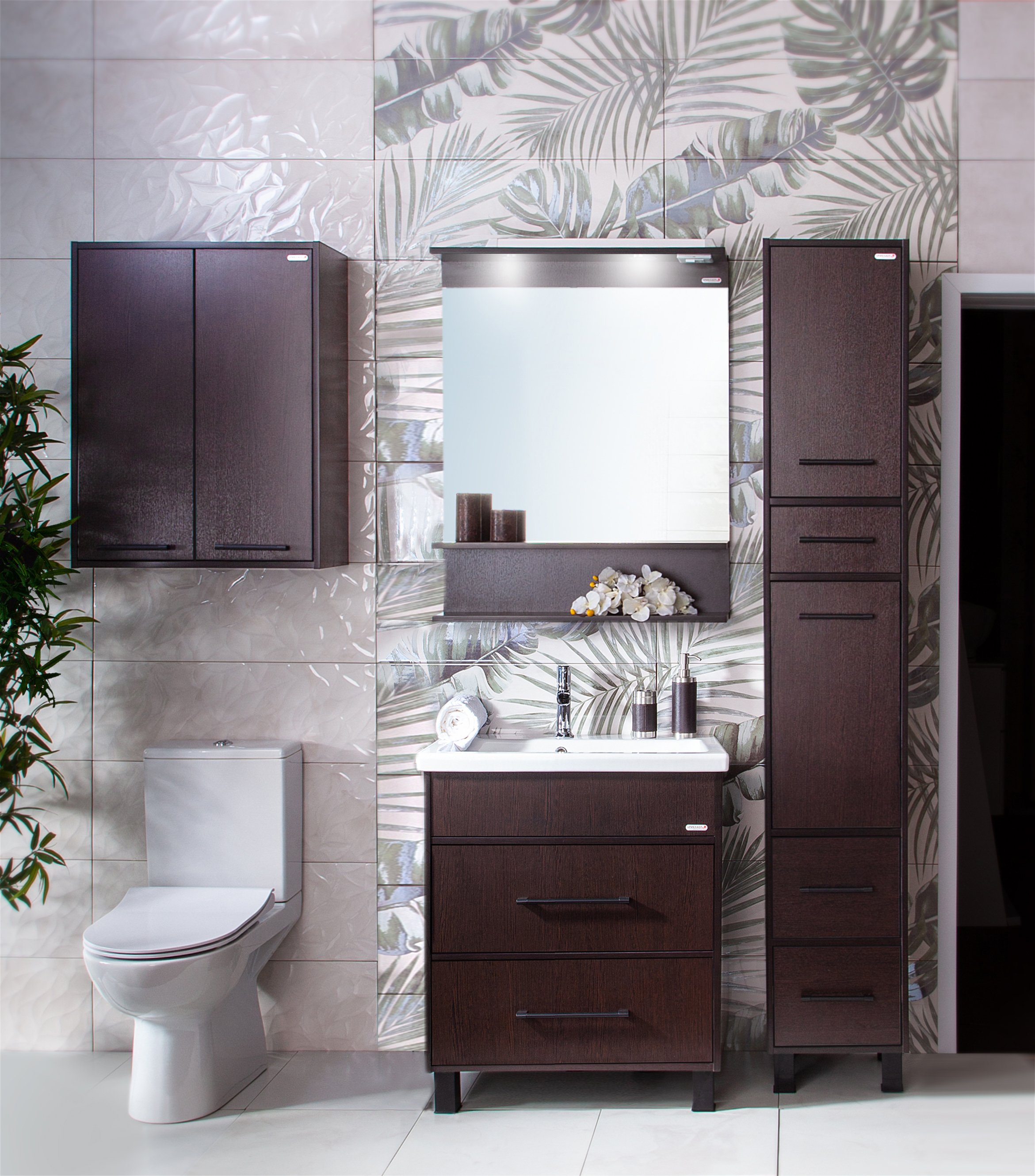 Тумба для комплекта Бриклаер Чили 70 венге С 4627125415104 - 1