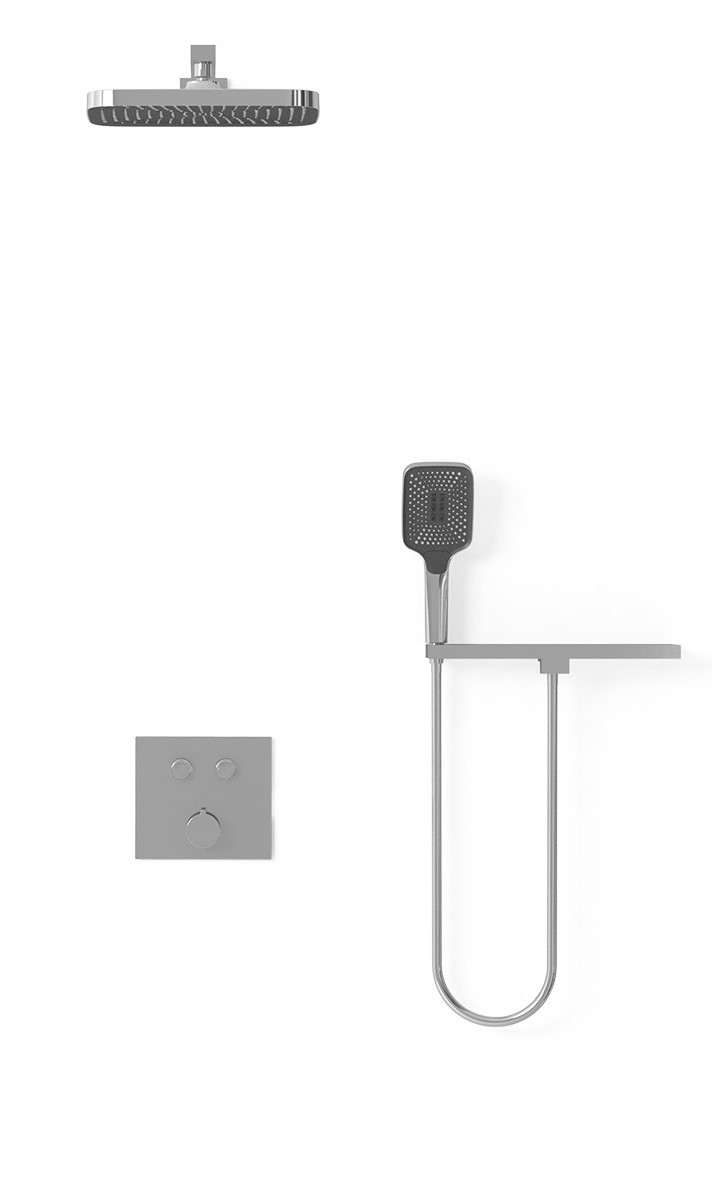 Душевой комплект Vincea с термостатом хром VSFW-4211RCH - 0