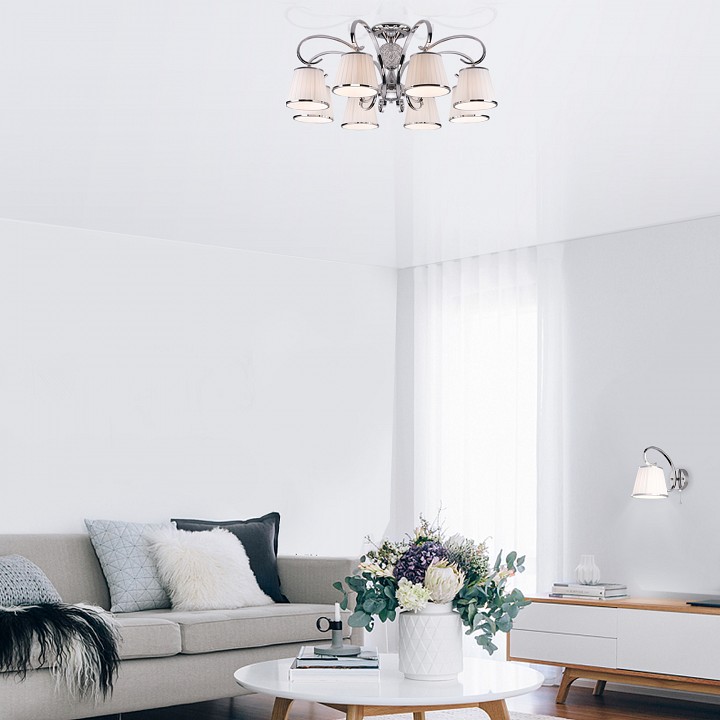 Потолочная люстра Eurosvet Tessa 60088/8 хром - 2