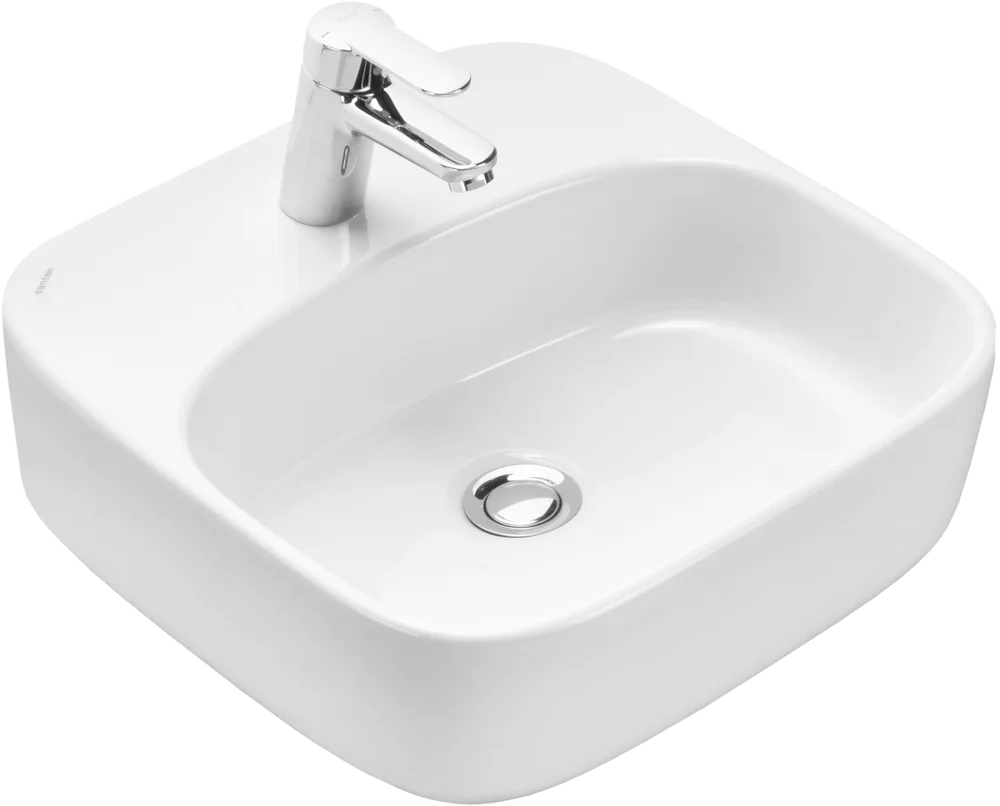 Тумба с раковиной Aquaton Марбл 100 белый-серый 1A2763K0MH4C0 - 4