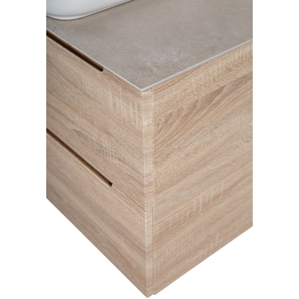 Тумба со столешницей и раковиной BelBagno Etna 100 светлое дерево - 5