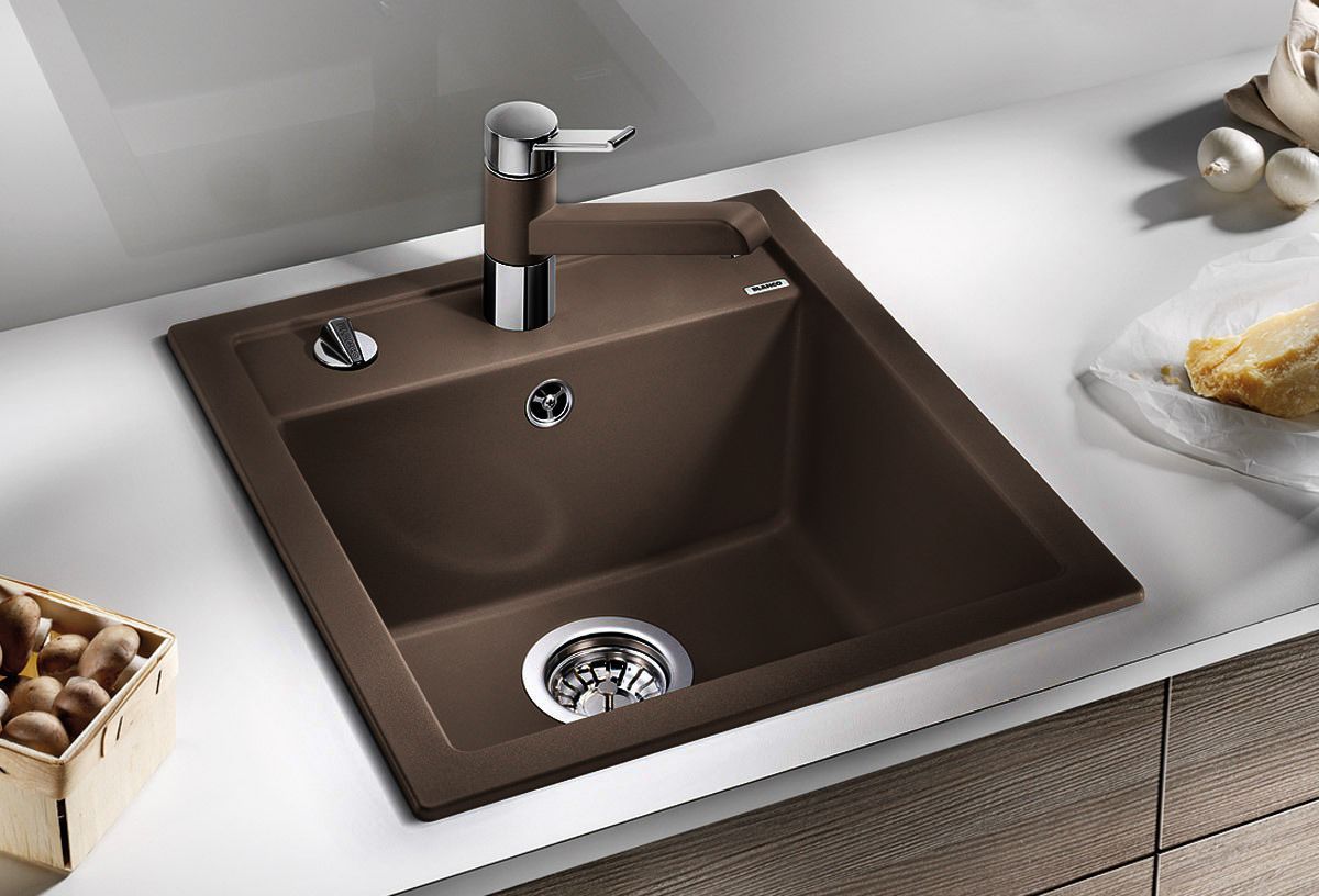 Мойка из гранита Blanco Dalago коричневый  517165 - 1