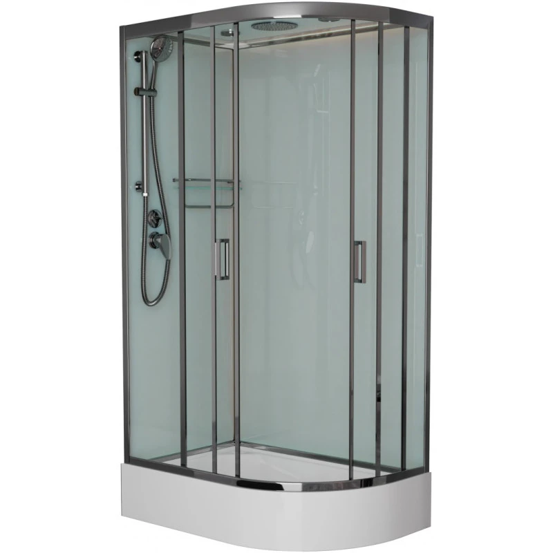 Душевая кабина Frank Brilliant 120х80 левая стекло матовое 20098 - 0