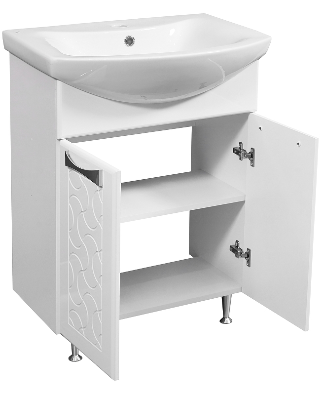 Тумба под раковину Stella Polar Ванда 60 белый SP-00000201 - 1