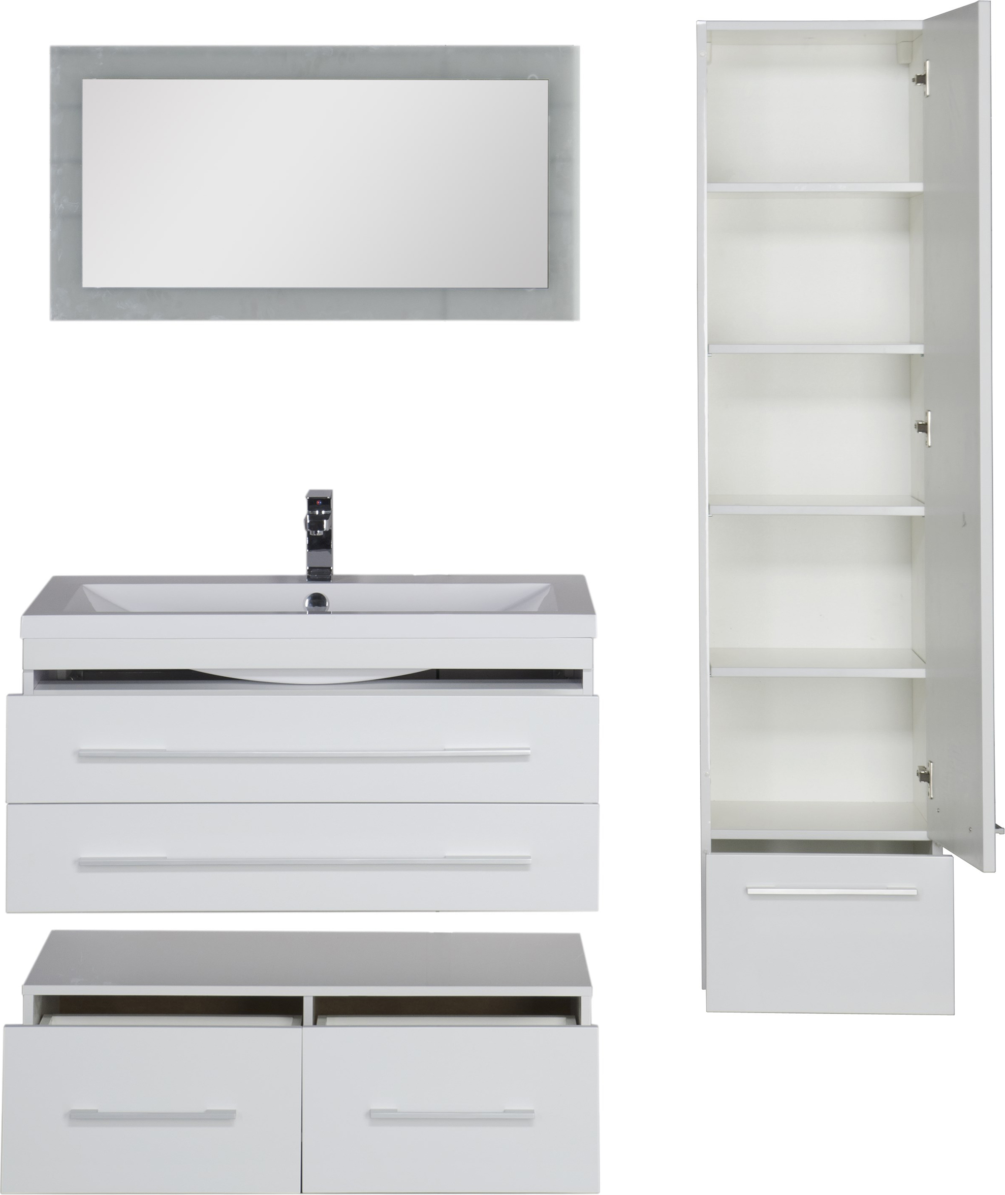 Мебель для ванной Aquanet Нота 90 белая 171492 - 27