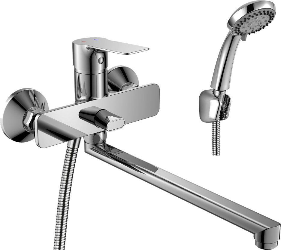 Смеситель для ванны Rossinka  хром  RS27-33 - 0