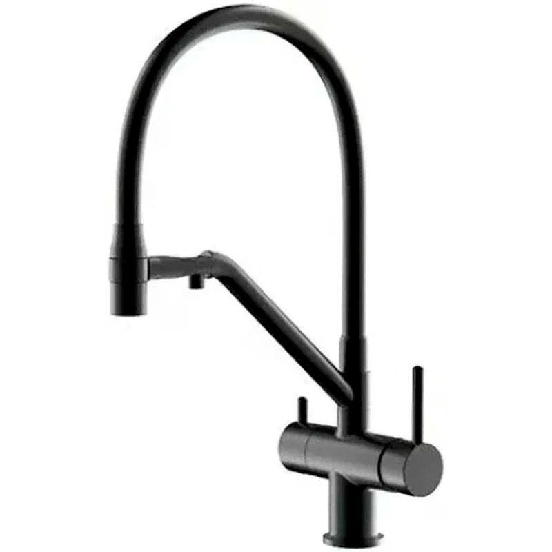 Смеситель для кухни Gappo черный матовый G4398-86 - 0