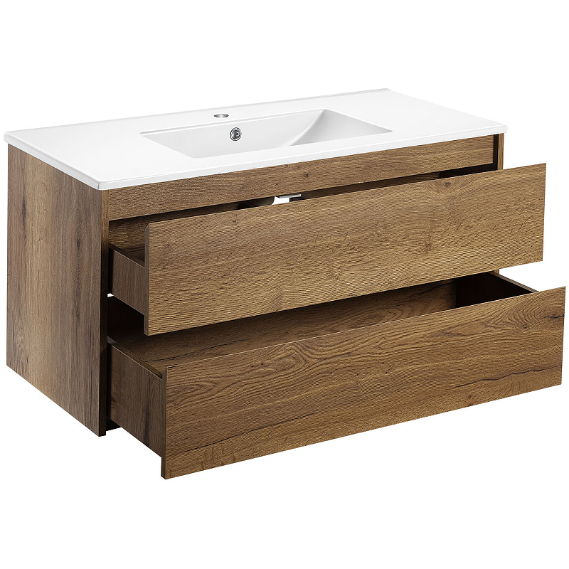 Тумба с раковиной Vincea Gio 100 светлое дерево - 1