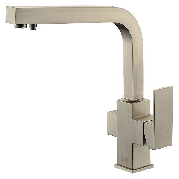 Смеситель Zorg Clean Water ZR 311 YF-satin для кухонной мойки - 0