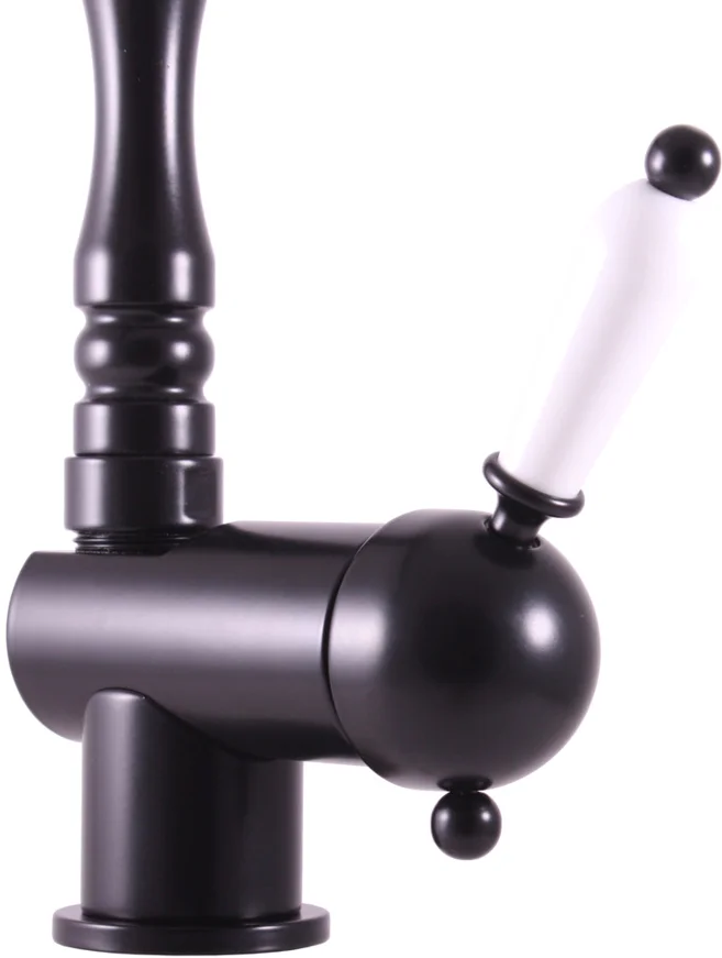 Смеситель для кухни Rav Slezak Labe черный матовый L508.5/8CMAT - 1