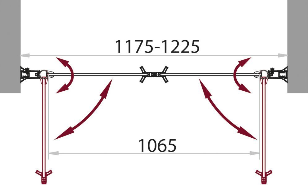 Душевая дверь в нишу BelBagno Sela B 2 120 C Cr SELA-B-2-120-C-Cr - 2