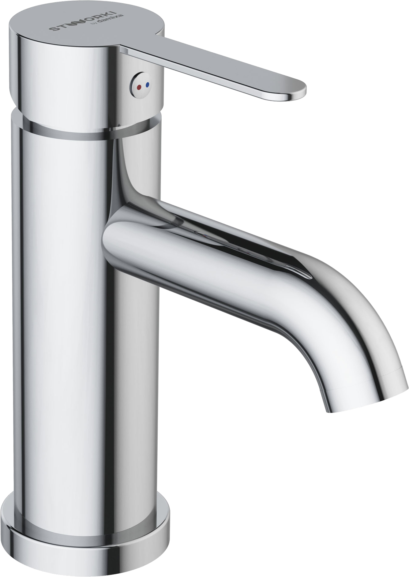 Смеситель для раковины STWORKI by Damixa Стокгольм HFSG02100 однорычажный, латунь, с аэратором, хром - 0