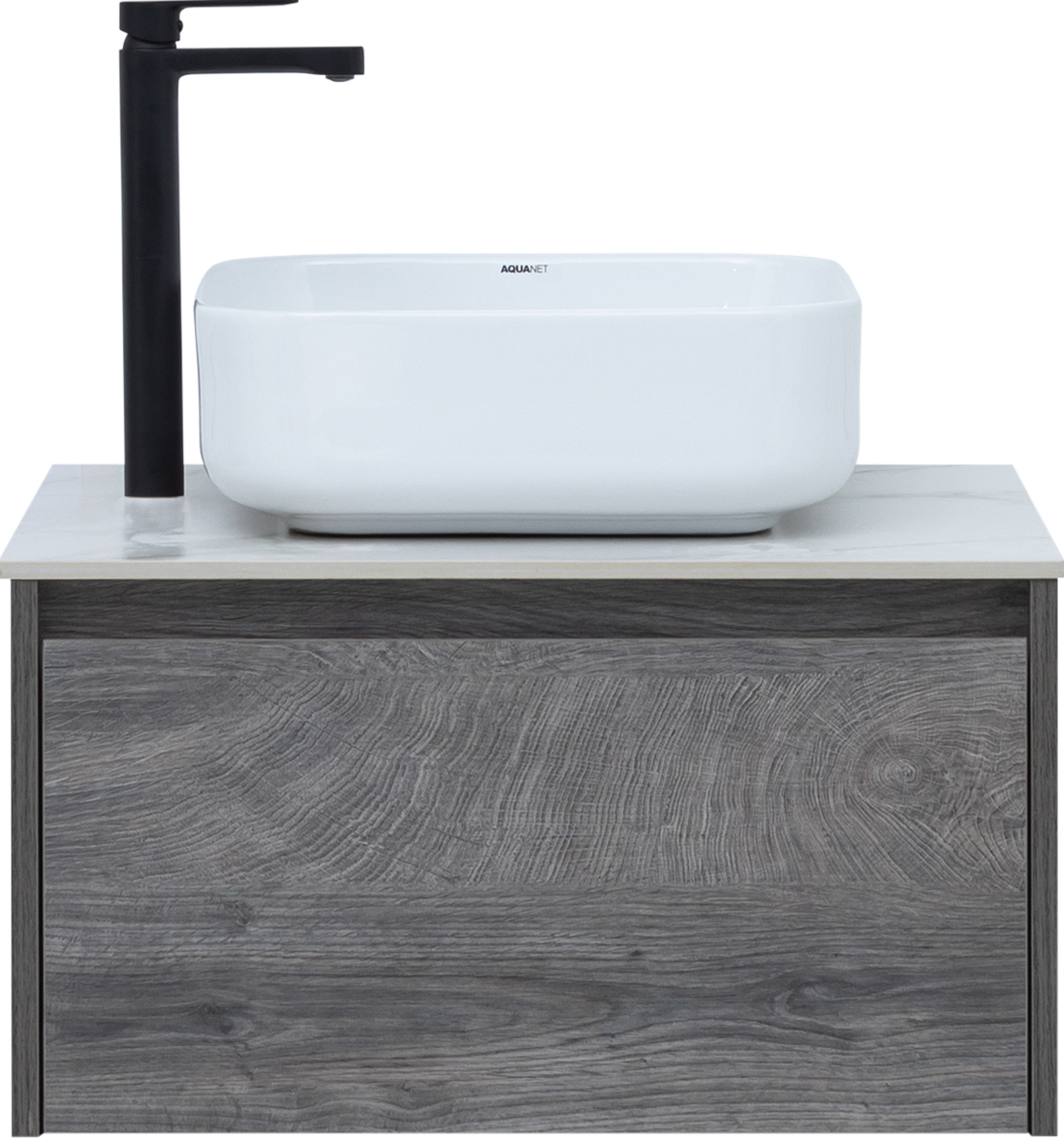 Тумба с раковиной STWORKI Карлстад 60 дуб рошелье, монте тиберио, с отверстием под смеситель в столешнице 425095 - 3