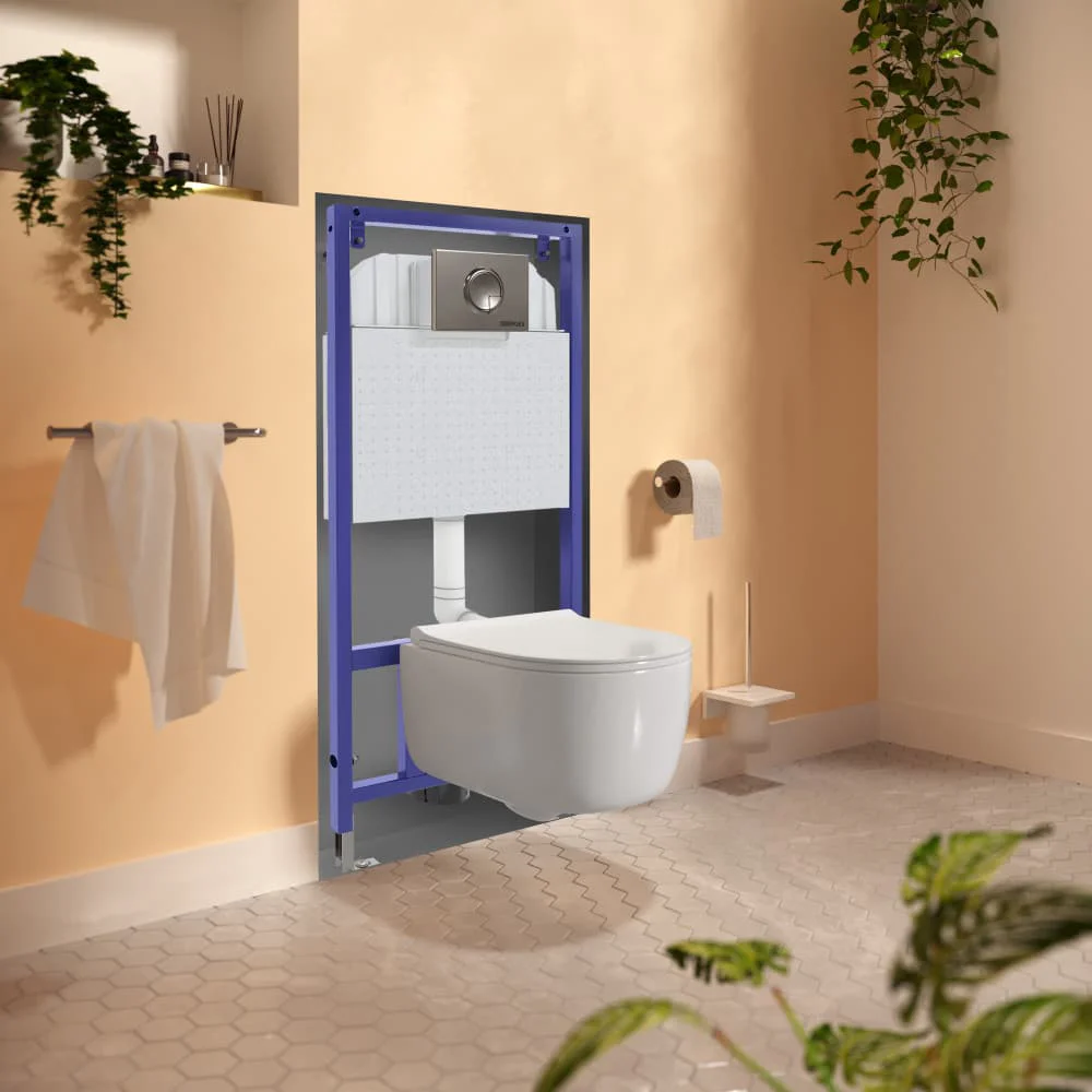 Система инсталляции для унитазов Berges Wasserhaus Novum 040000 без кнопки смыва - 1