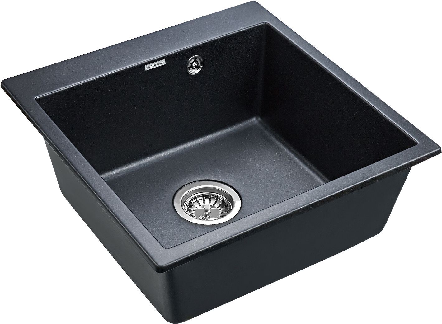 Мойка кухонная Paulmark Praktisch 51 черный матовый PM105152-BLM - 1