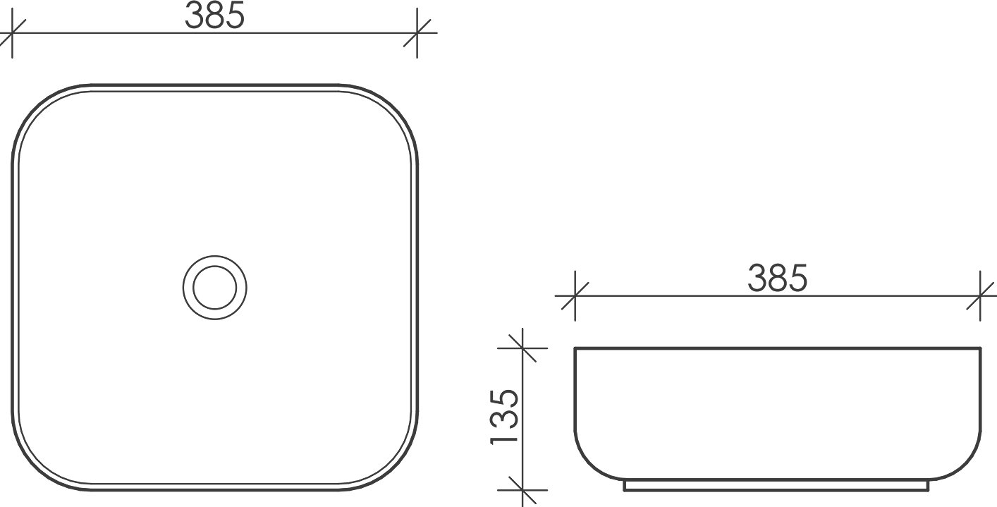 Рукомойник Ceramica Nova Element CN6012 - 6