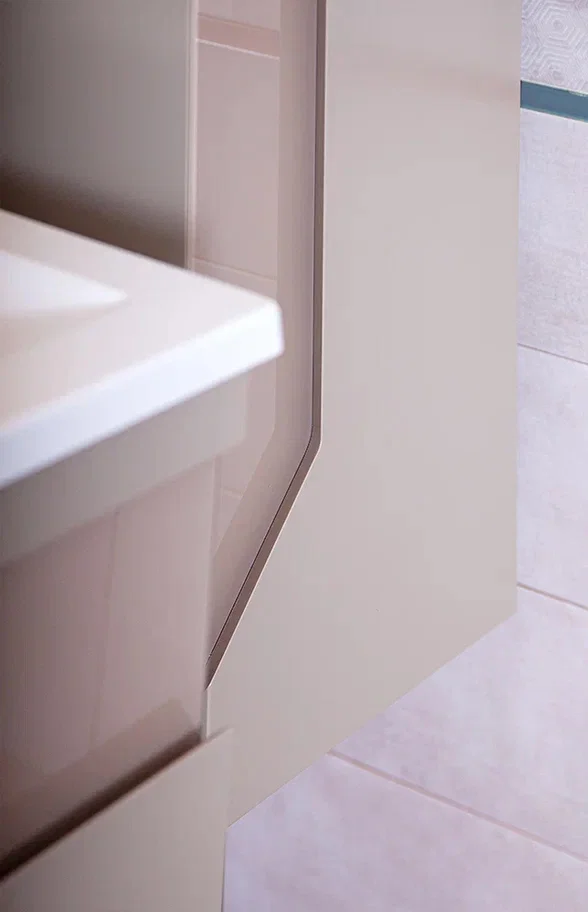 Шкаф-пенал Бриклаер Брайтон глиняный серый  4627125415753 - 2