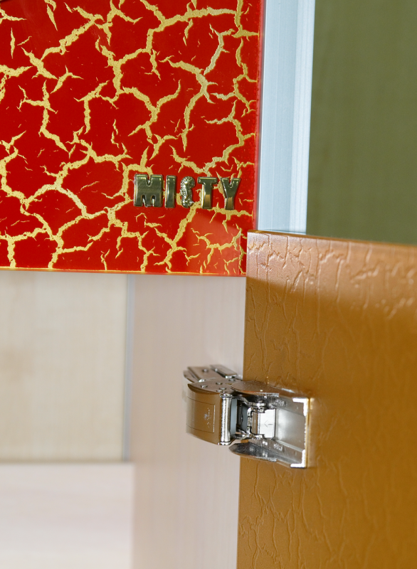 Джулия - 105 Тумба прямая КРАКОЛЕТ красный Л-Джу01105-0413Пр - 3