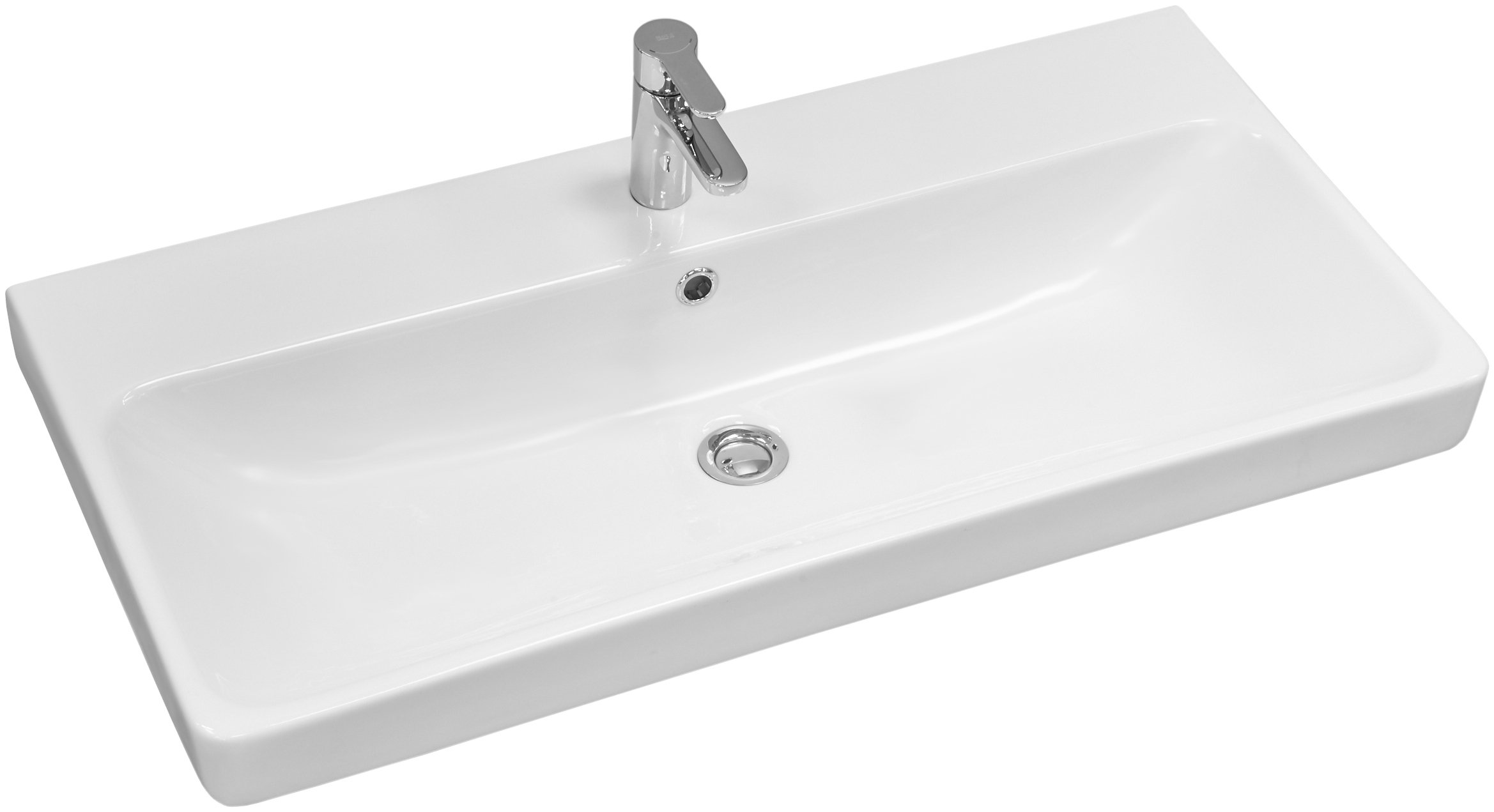 Тумба с раковиной Бриклаер Чили 90 светлая лиственница С - 2