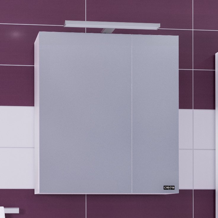 Зеркало-шкаф СанТа Стандарт 70 свет 113009 - 0