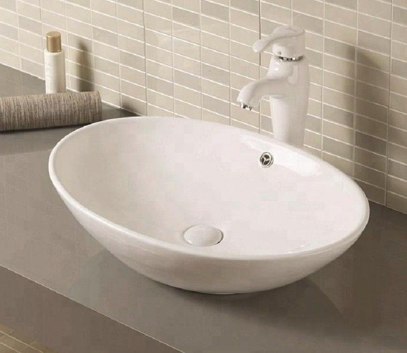 Раковина накладная Ceramalux N белый  D1104 - 5