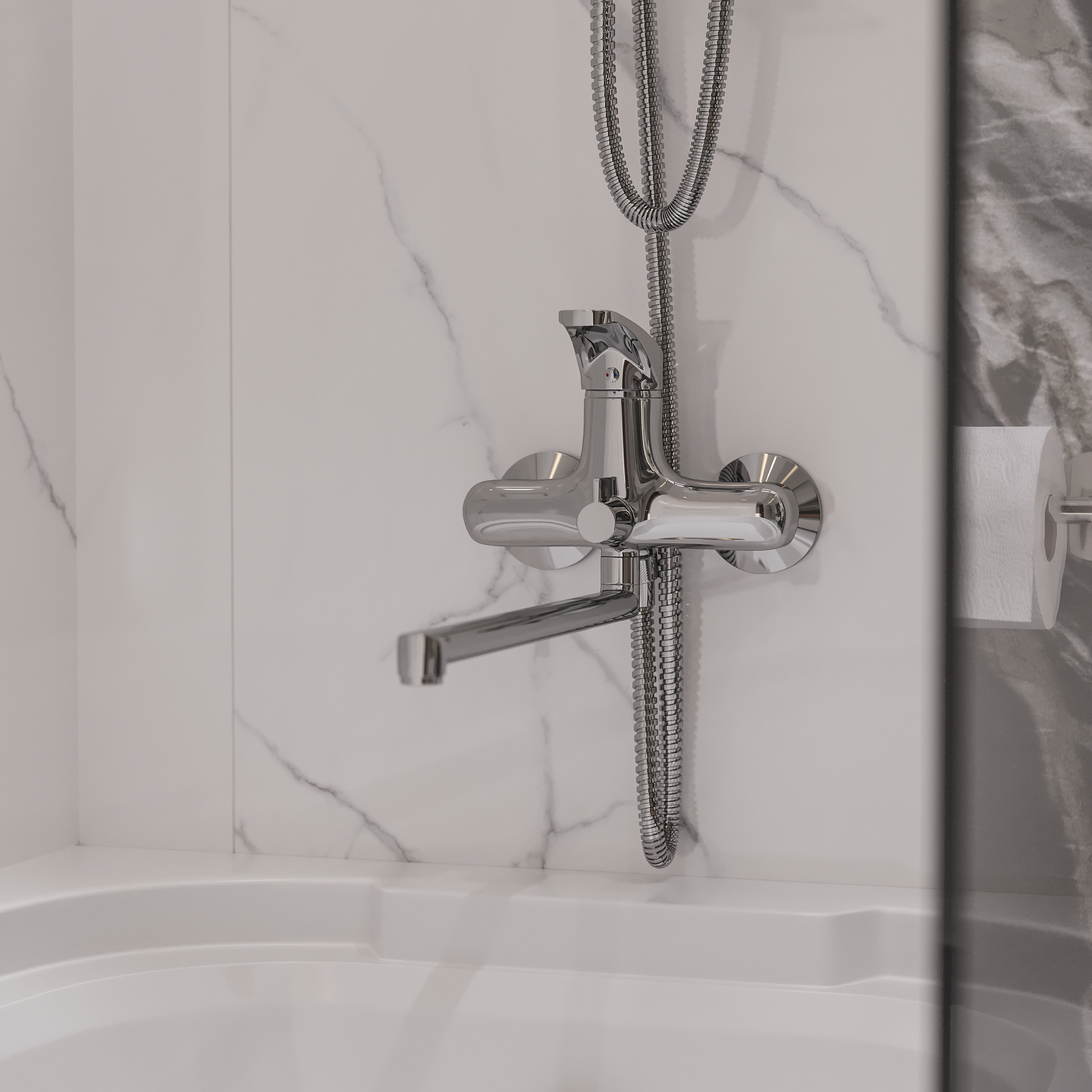 Универсальный смеситель DIWO Коломна KL-07cr - 1