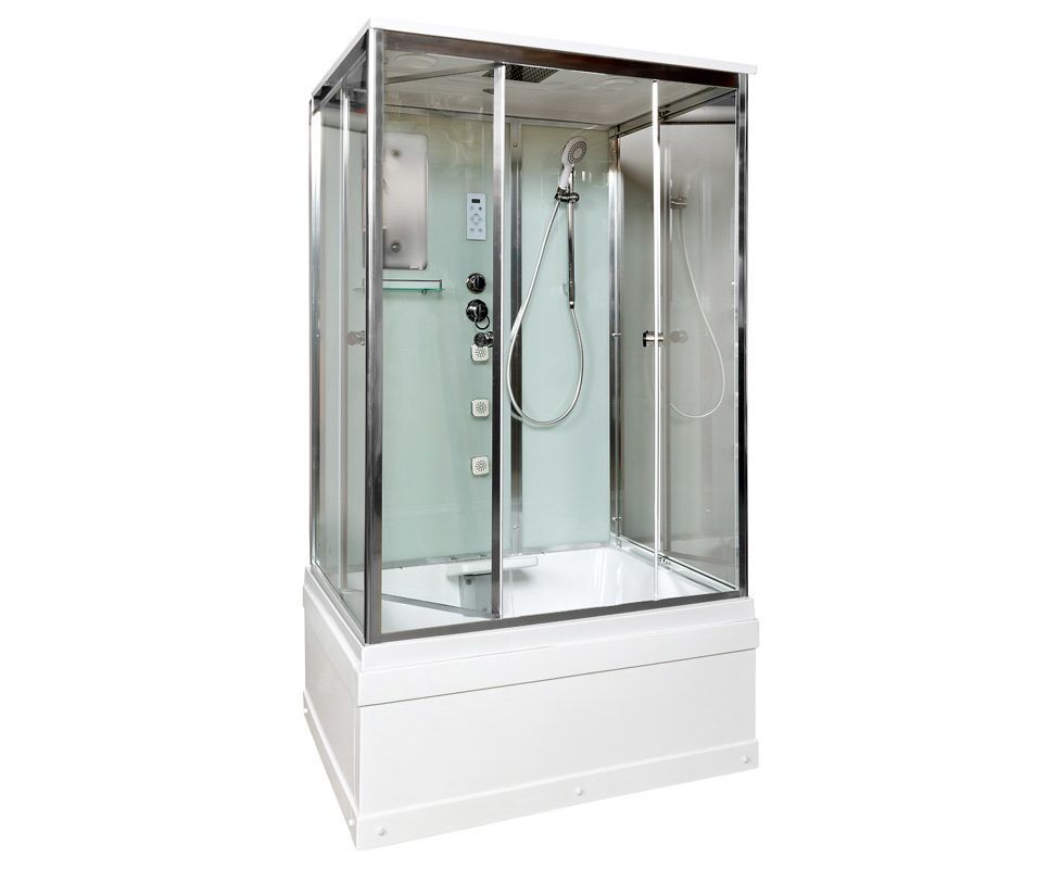 Душевая кабина DETO V1245 с высоким поддоном, с сиденьем - 35