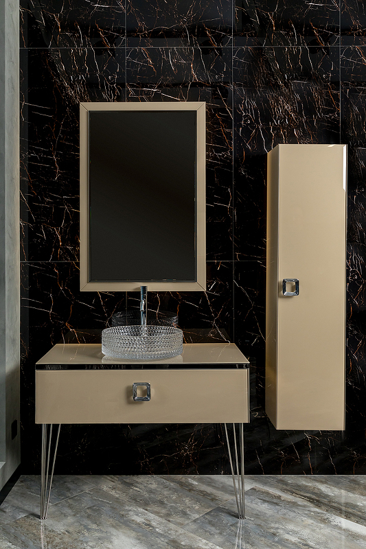 Тумба под раковину Armadi Art Lucido 100 бежевый 770-100-CP - 5