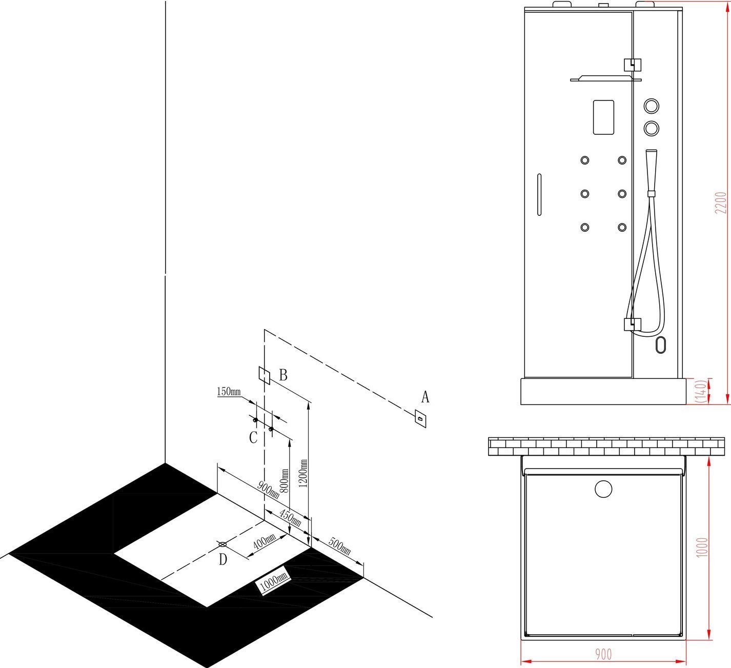 Душевая кабина Orans SR-86120S 86120S0 - 5