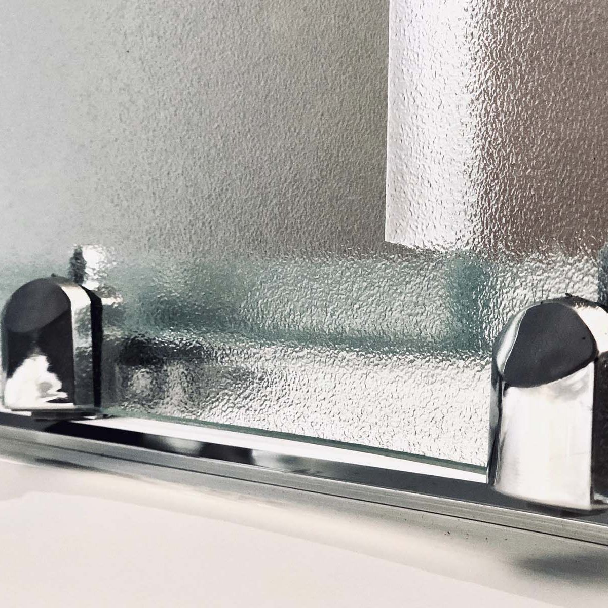 Душевой уголок Royal Bath BP 100х80 R с поддоном профиль хром стекло матовое RB8100BP-C-CH-R - 1