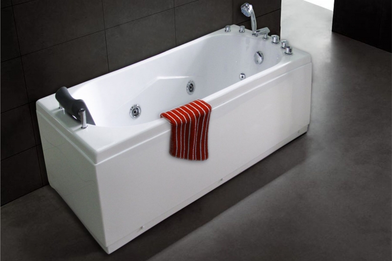 Ванна акриловая Royal Bath Tudor Standart 160х70 с гидромассажем белый RB407702ST - 2