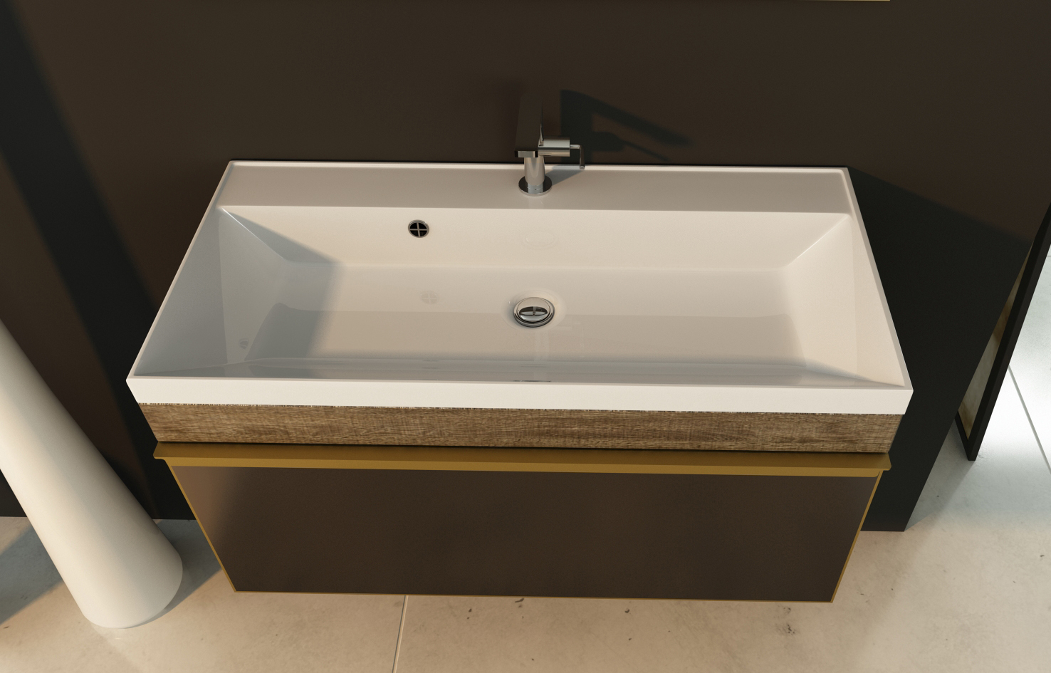 Мебельная раковина Vod-Ok Classic 80 4160 - 3