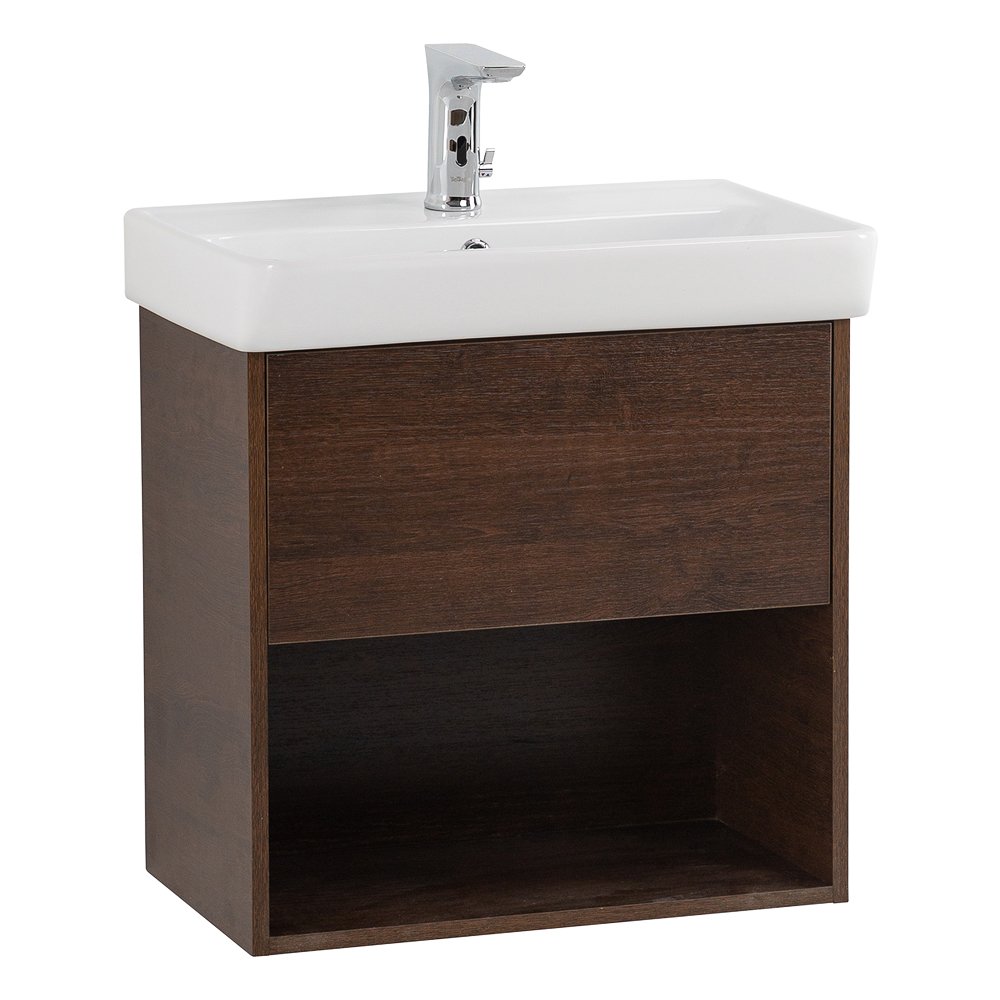 Тумба с раковиной BelBagno Neon 50 темное дерево - 1